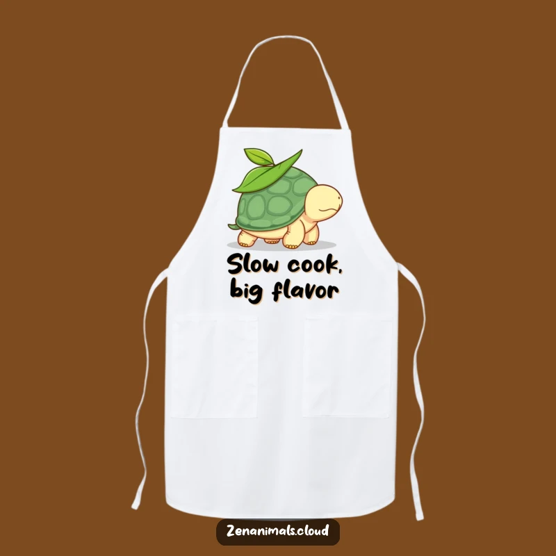 Funny Turtle Apron: Chef's Hilarious Companion For Slow & Steady Cooking