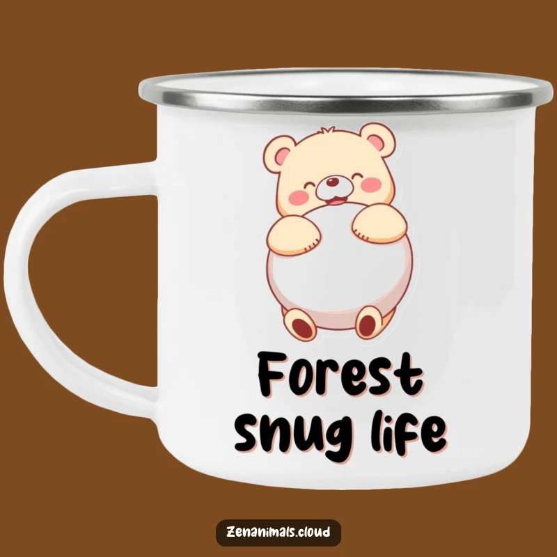 Funny Bear Hug Camp Mug - Hilarious Outdoor Gift for Bear Lovers