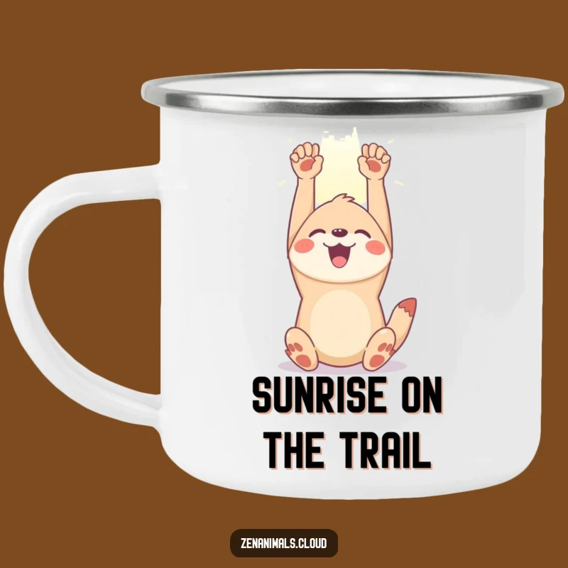 Funny Joyful Animal Camping Mug: Sip Your Sunshine Outdoors