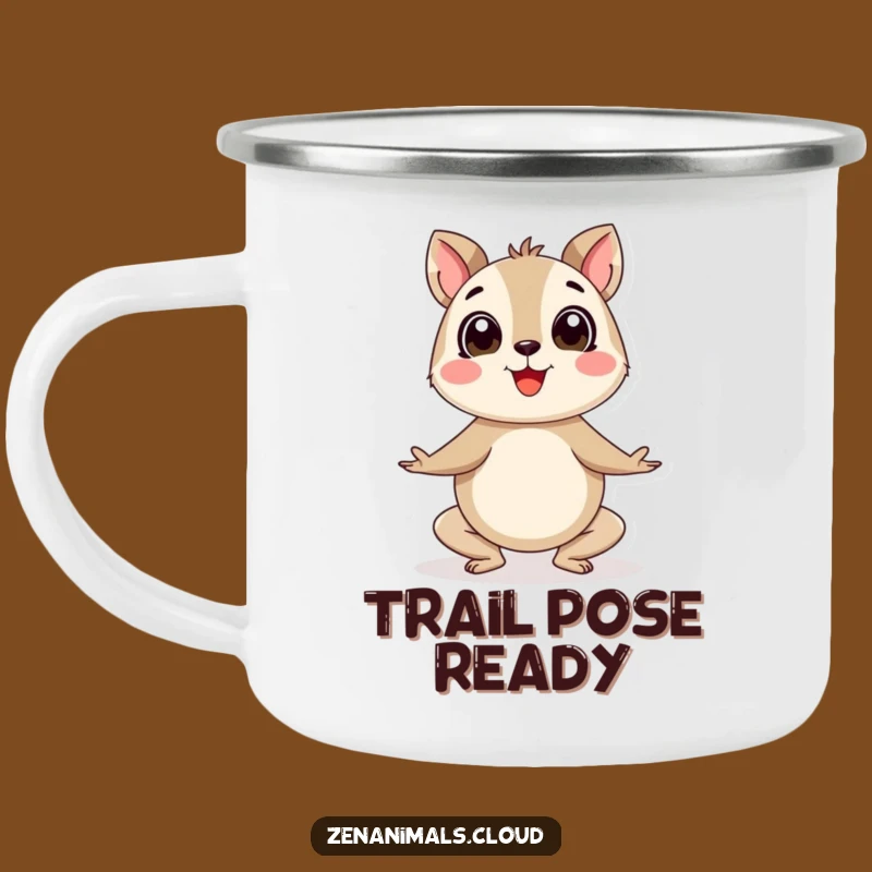Funny Yoga Animal Camping Mug: Sip Your Energy Outdoors with Happy Vibes