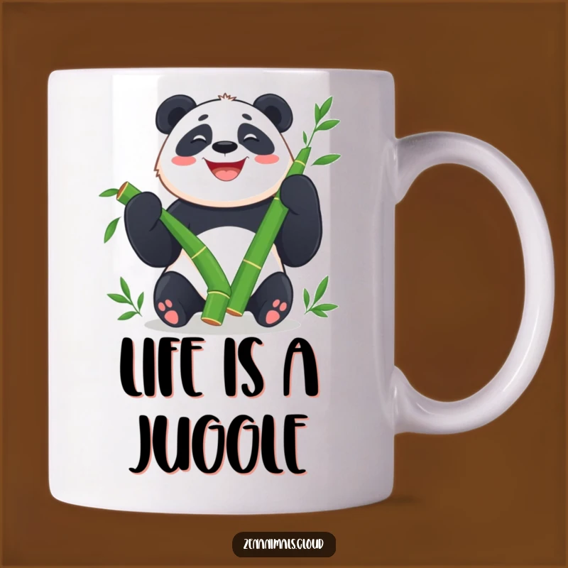 Funny Panda Juggling Mug: Happy Bamboo Lover Gift for Giggles
