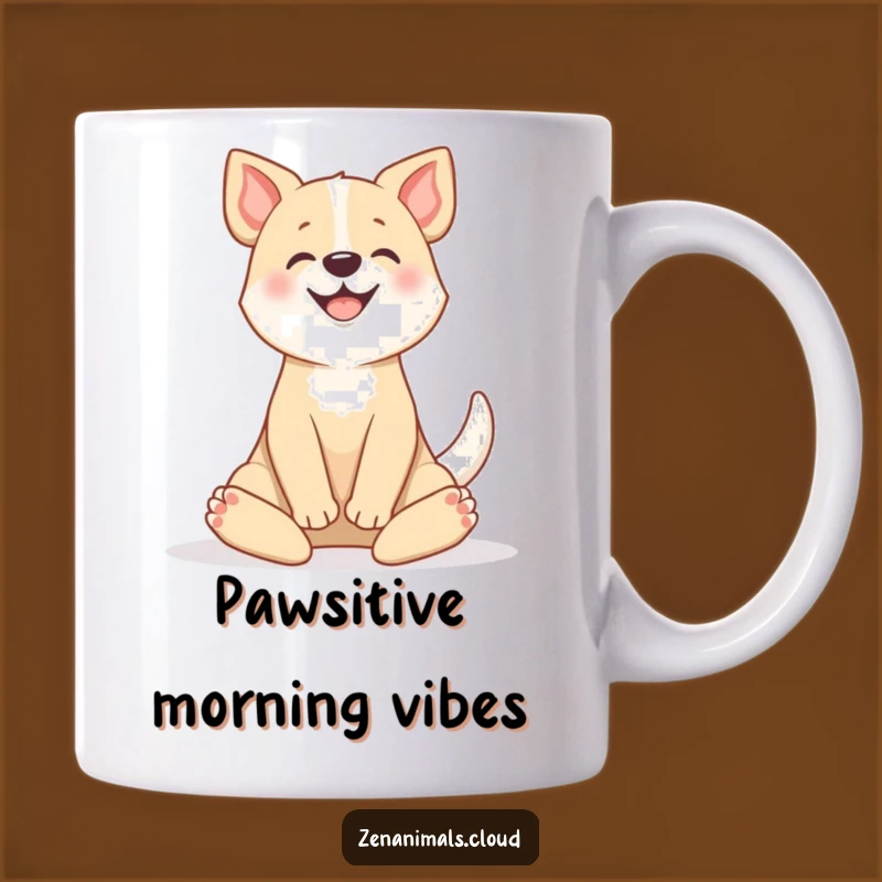 Funny Dog Yoga Mug: Zen Pup Balance Funny Gift for Pet Lovers