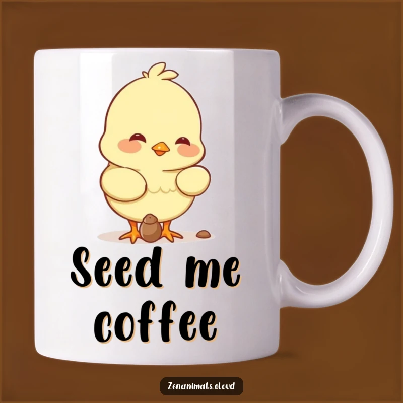 Funny Chick Seed Peck Mug - Adorable and Hilarious Gift for Chick Lovers