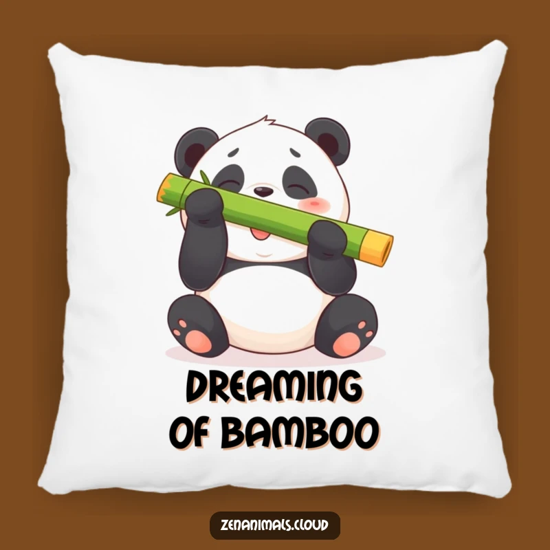 Funny Panda Bamboo Pillow: Cozy & Hilarious Bear Cushion