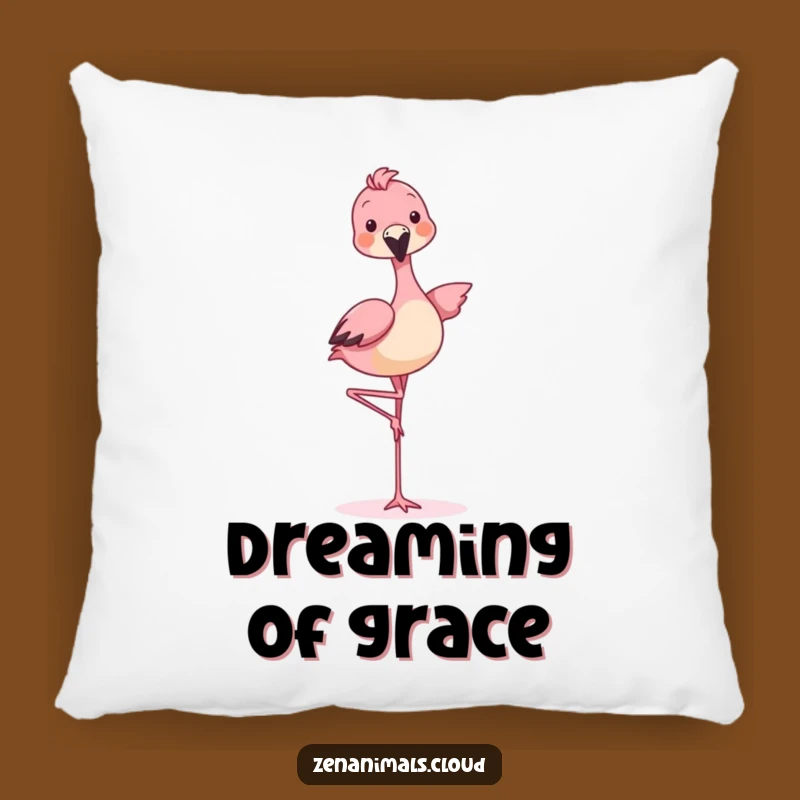 Funny Balancing Animal Flamingo Pillow - Comfy Playful Cushion for Whimsical Comfort
