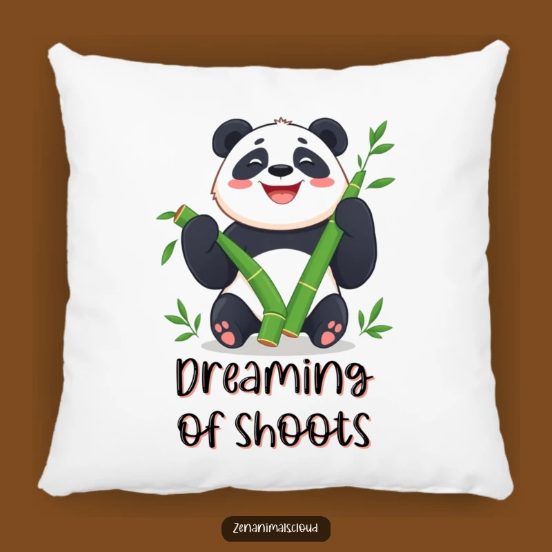 Funny Panda Juggling Pillow: Soft & Cheerful Bamboo Accent Pillow