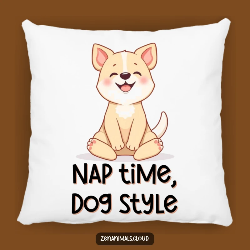 Funny Dog Yoga Pillow: Plush Peace Funny Gift for Cozy Corners