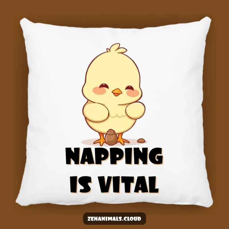 Funny Chick Soft Smile Pillow - Hilarious Comfort for Chick Enthusiasts