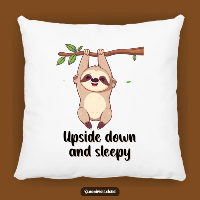 Funny Sloth Pillow: Plush Giggles Funny Gift for Cozy Corners