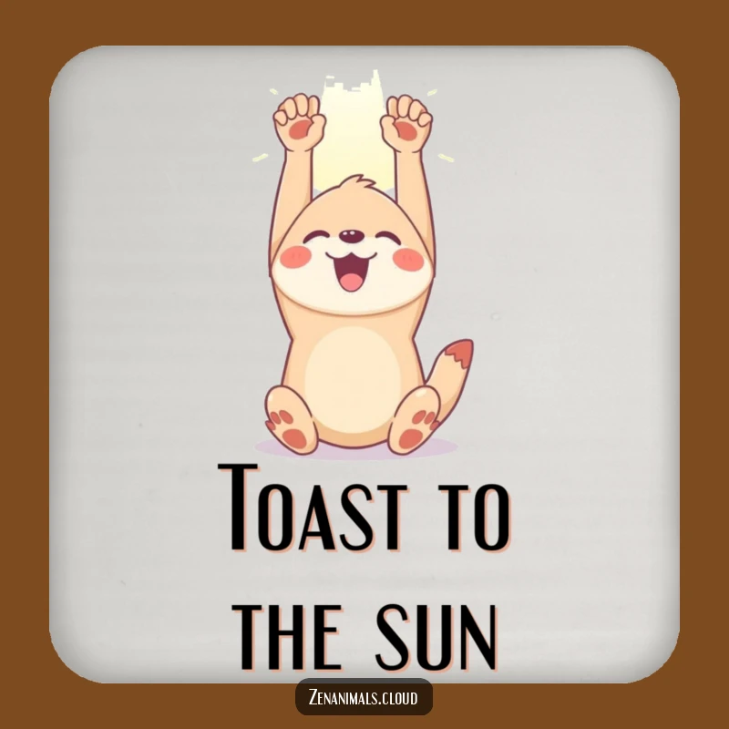 Funny Joyful Animal Coaster: Add Sunshine to Your Table