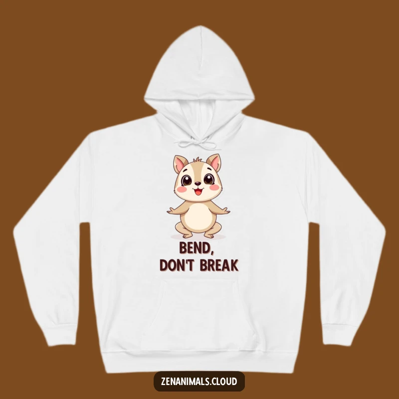 Funny Yoga Animal Hoodie: Cozy Comfort for Your Happy, Active Lifestyle