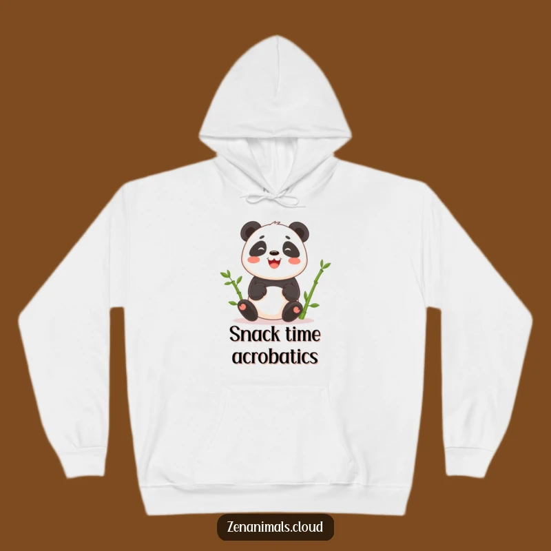Cozy Funny Panda Juggling Bamboo Hoodie: The Ultimate Hilarious Gift!