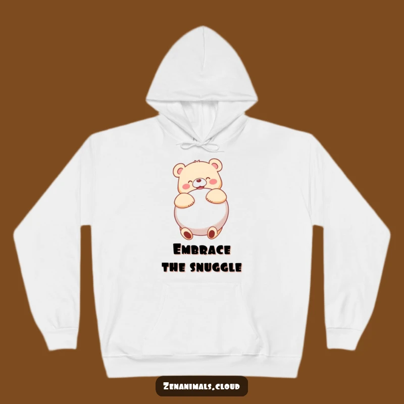 Funny Bear Hugging Hoodie - Cozy and Hilarious Gift for Bear Fans