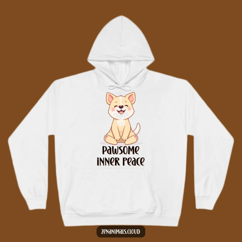Funny Dog Yoga Hoodie: Cozy Zen Funny Gift for Ultimate Comfort