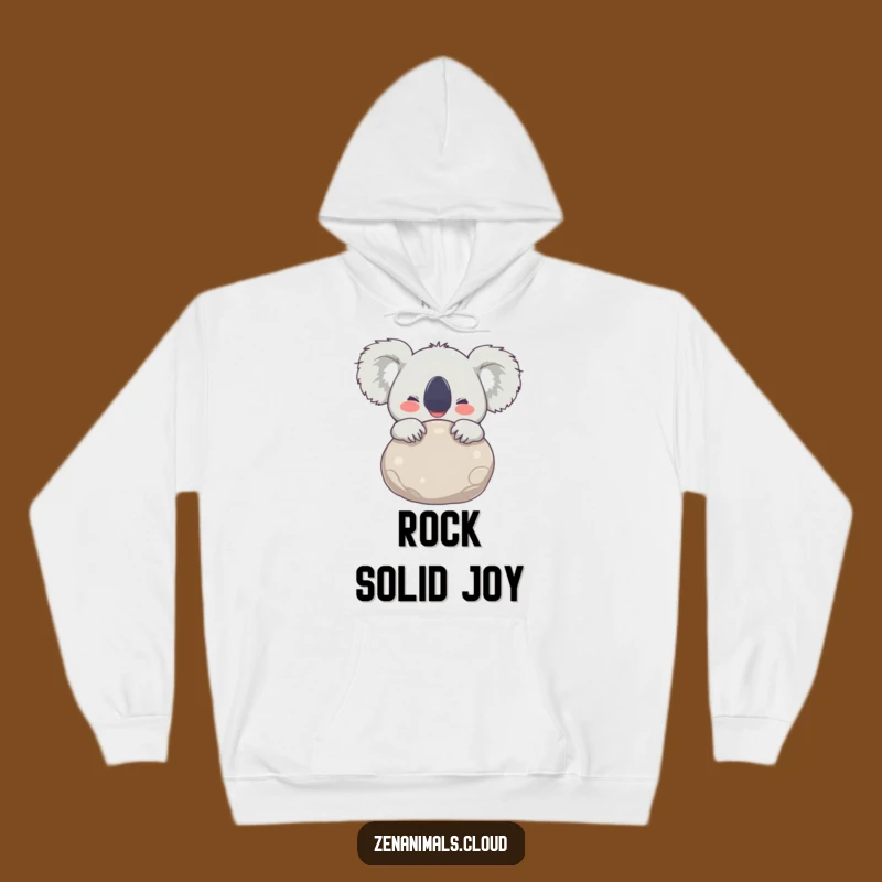 Funny Koala Stone Hug Hoodie: Cozy Comfort & Pure Joy, A Warm Funny Gift