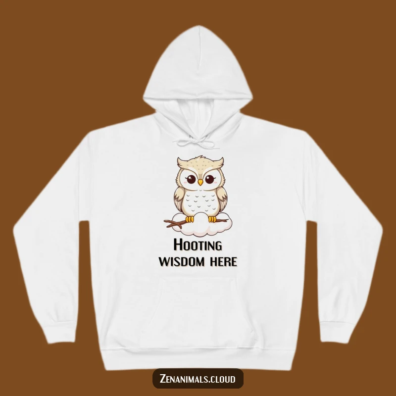 Funny Owl Cloud Hoodie: Cozy Comfort for Your Inner Sage