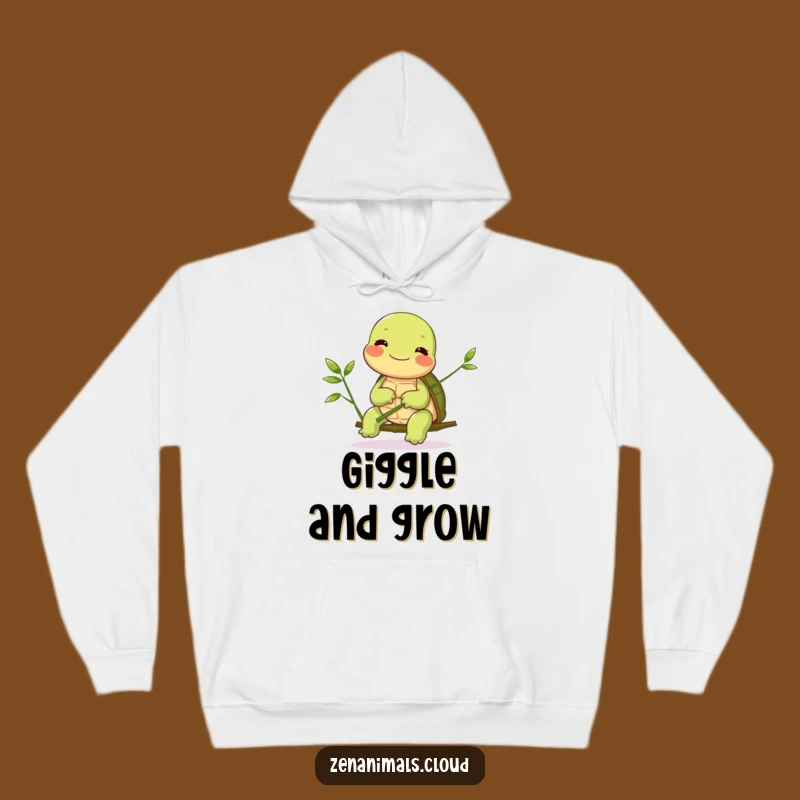 Funny Turtle Bamboo Hoodie: Cozy Comfort with Slow and Steady Smiles