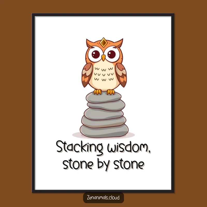 Free Printable Wise Owl Wall Art - Funny Downloadable Owl Decor for Thoughtful Spaces