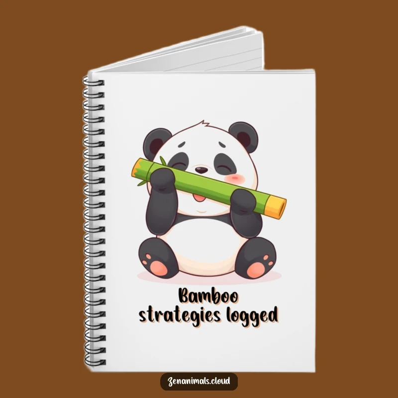 Funny Panda Bamboo Notebook: Hilarious Journal for Ideas