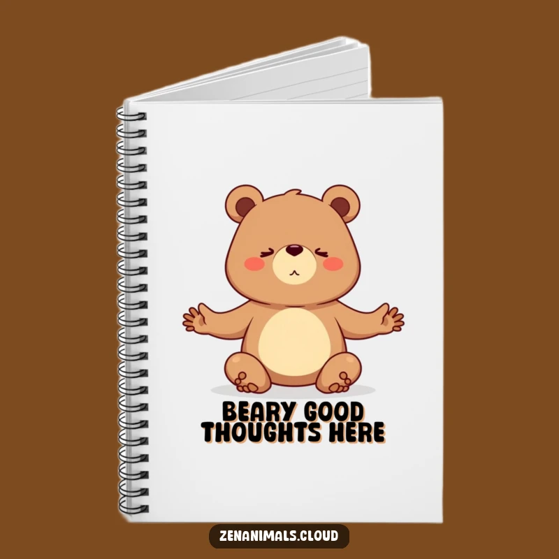 Funny Yogi Bear Notebook - Determined Journal for Fitness Fans