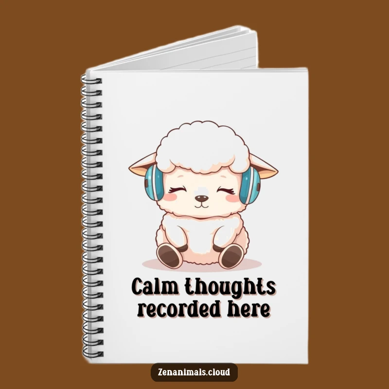 Funny Sheep Meditation Notebook: Hilarious Journal for Calm Thoughts