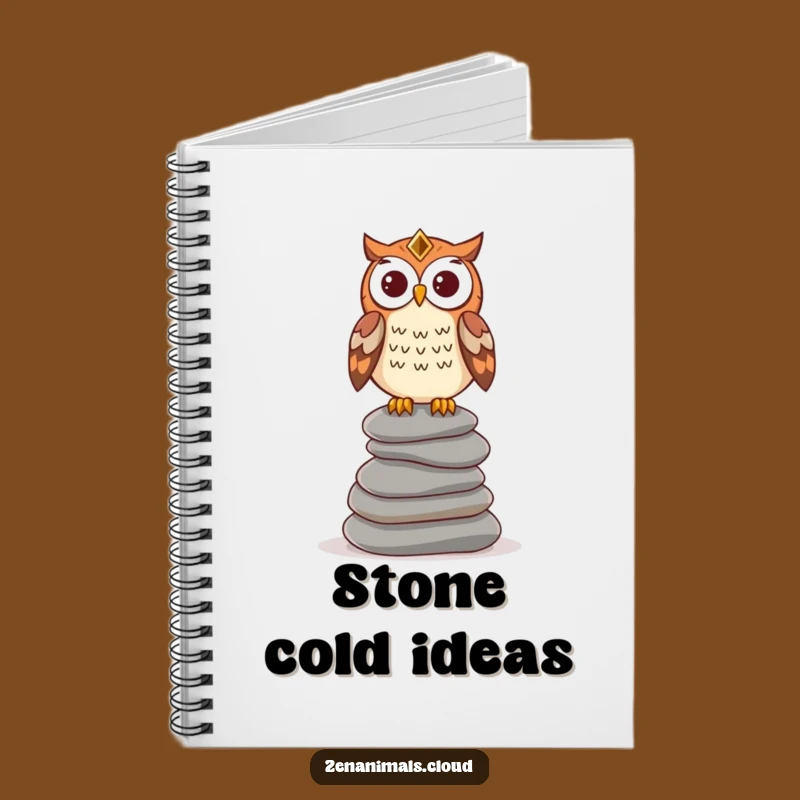 Funny Wise Owl Notebook - Jot Down Thoughts with Wisdom