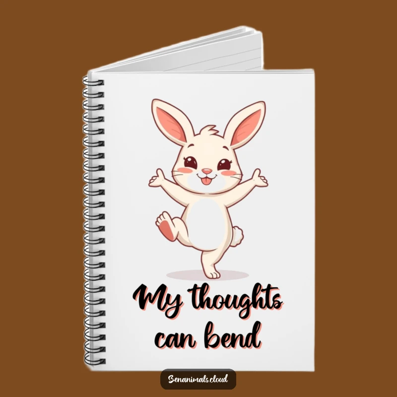 Funny Yoga Bunny Notebook: Journal Pose & Cheer, Ideal Gift for Writers