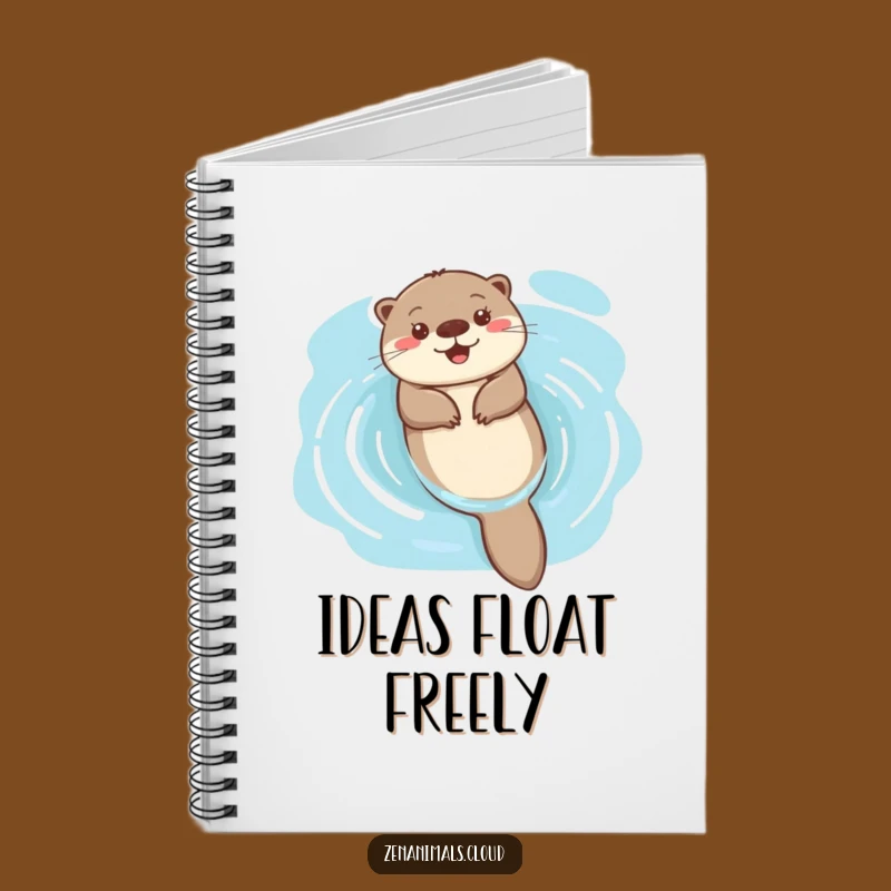 Funny Happy Otter Notebook: Serene Journal for Joyful Ideas, Great Gift