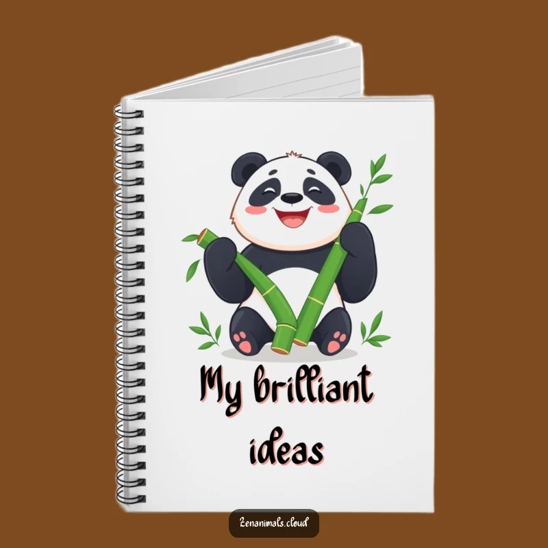 Funny Panda Juggling Notebook: Jot Down Ideas with Bamboo Bear Fun