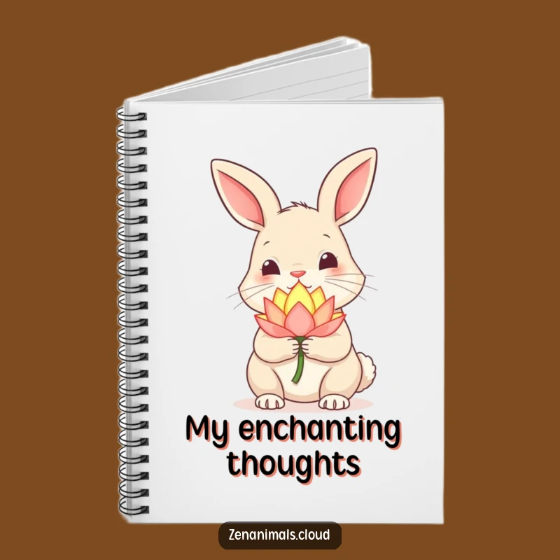Funny Curious Rabbit Notebook: Journal Your Wonders with Feline Zen