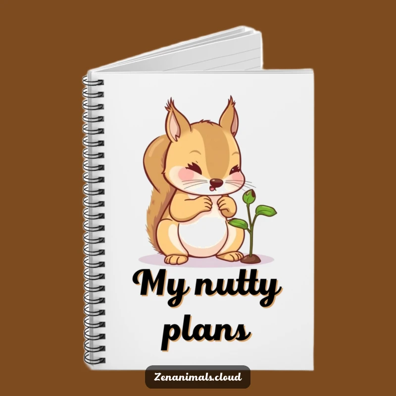 Funny Squirrel Sprout Notebook: Jot Down Observations with Nature's Curiosity