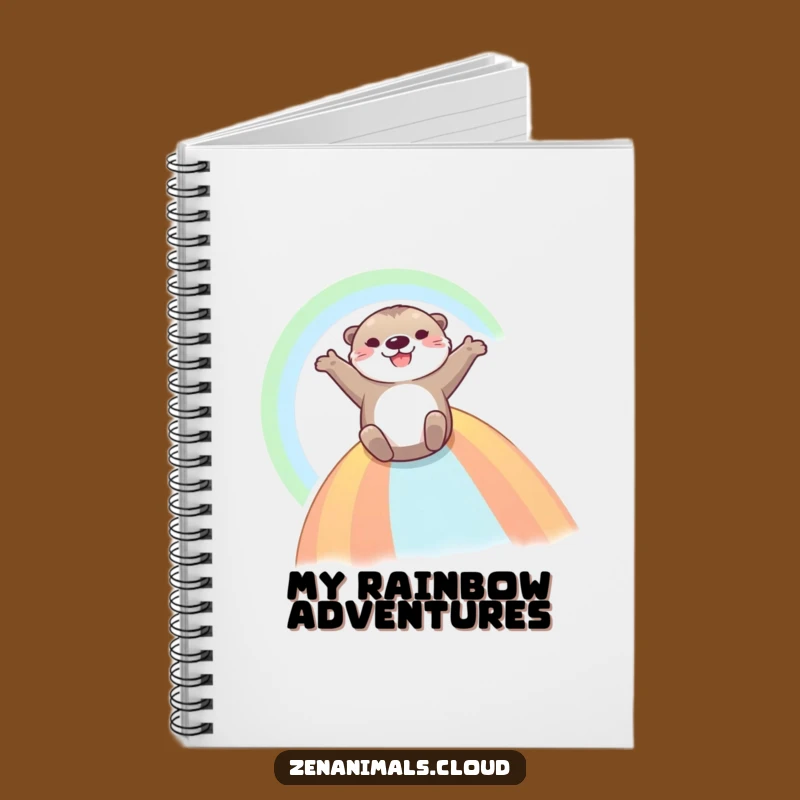 Funny Otter Rainbow Journal - Joyful Notes & Creative Ideas Gift