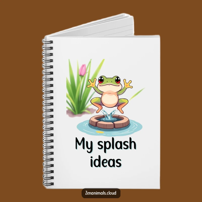 Funny Frog Notebook, Meditation Notes Journal, Perfect Funny Gift For Writers
