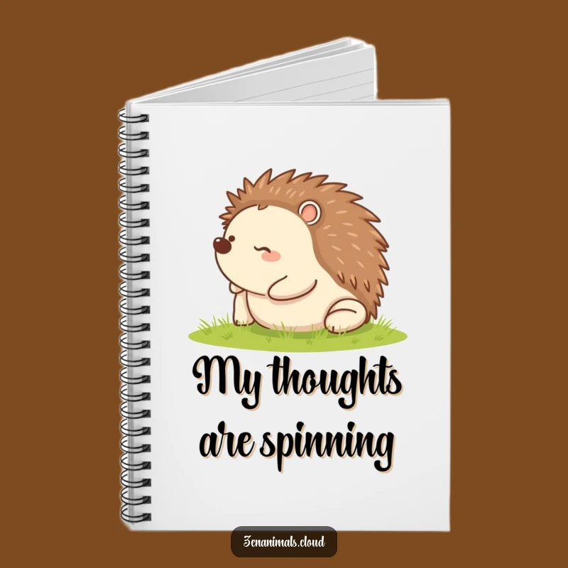 Funny Rolling Hedgehog Notebook: Capture Your Thoughts with Joy, Great Gift!