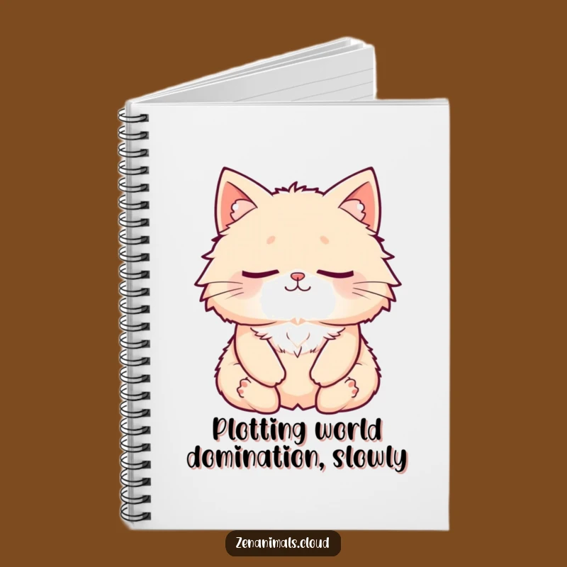 Funny Zen Cat Notebook: Journal Meditation & Smile, Ideal Gift for Writers