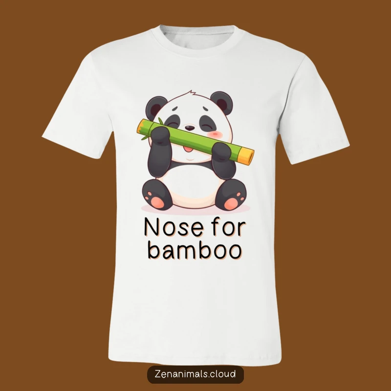 Funny Panda Bamboo T-Shirt: Hilarious Giggling Bear Tee