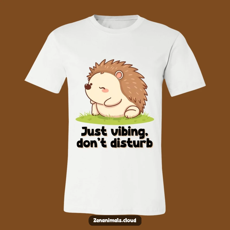 Funny Rolling Hedgehog T-Shirt: Wear Your Joy, Perfect Cute Animal Gift!