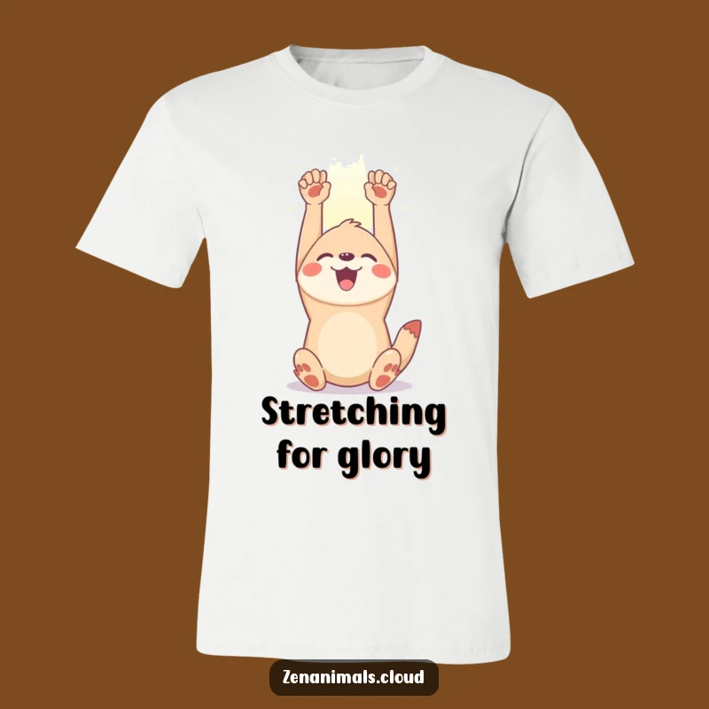 Funny Joyful Animal T-Shirt: Embrace the Sunbeam Expression