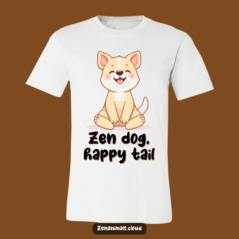 Funny Dog Yoga T-Shirt: Namaste Wagging Funny Gift for Yogis