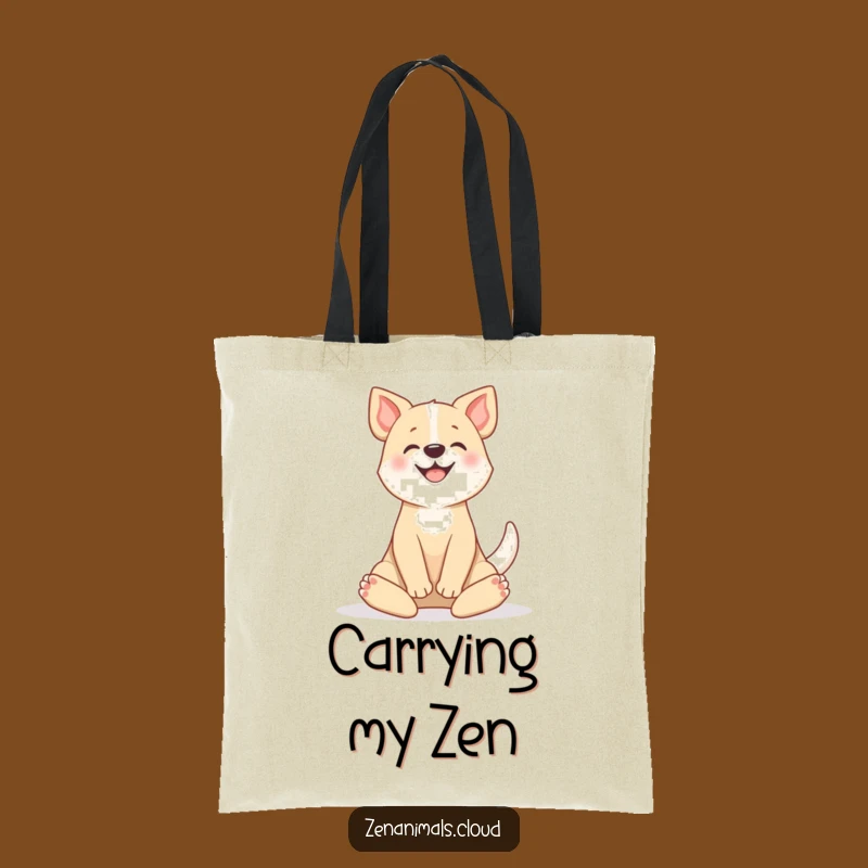 Funny Dog Yoga Tote Bag: Carry Your Calm Funny Gift for Essentials